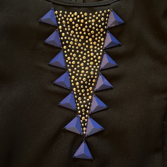 Black embellished mini dress - Picture 6 of 6